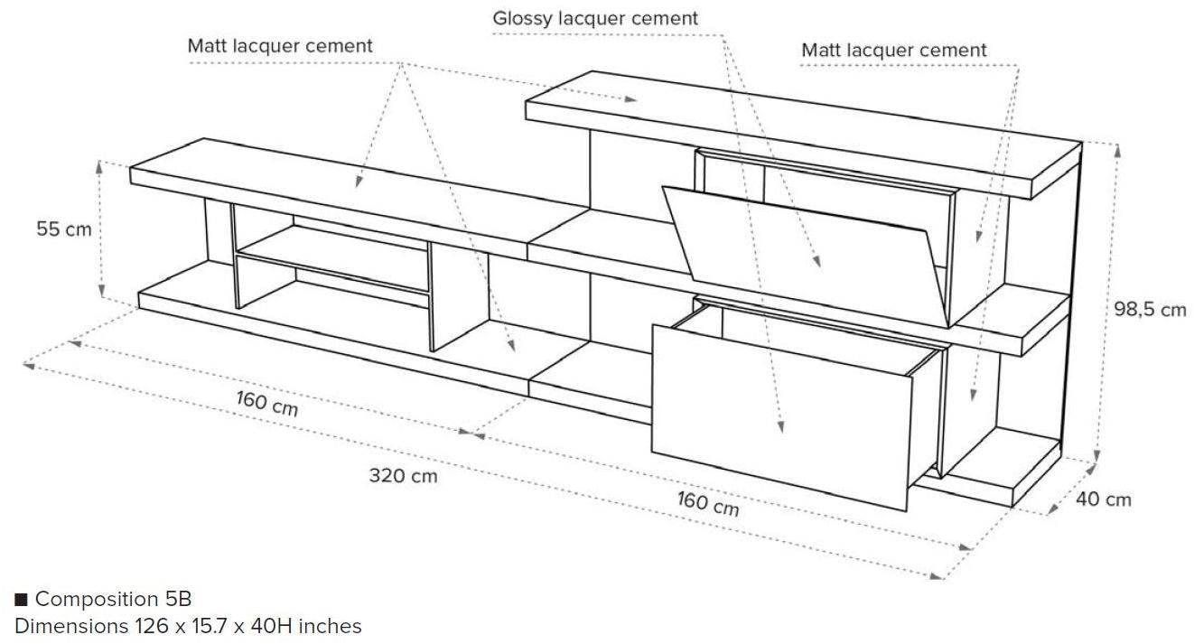 Natuzzi Модульный деревянный книжный шкаф sun-id-1482872 - Вид №13