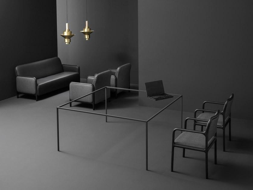 PIAVAL Стул из ткани с подлокотниками Cameo | contract 87-12/1 - Вид №4