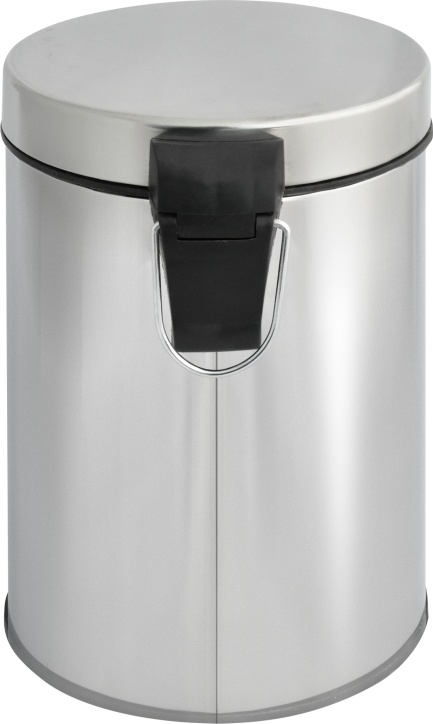 2565.066 Урна с механизмом поднятия крышки 11303 нержав сталь 3л Solinne Puff  - Вид №2