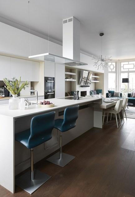 TM Italia Cucine Кухня из лакированного меламина с островом K6 sun-id-1441159 - Вид №9