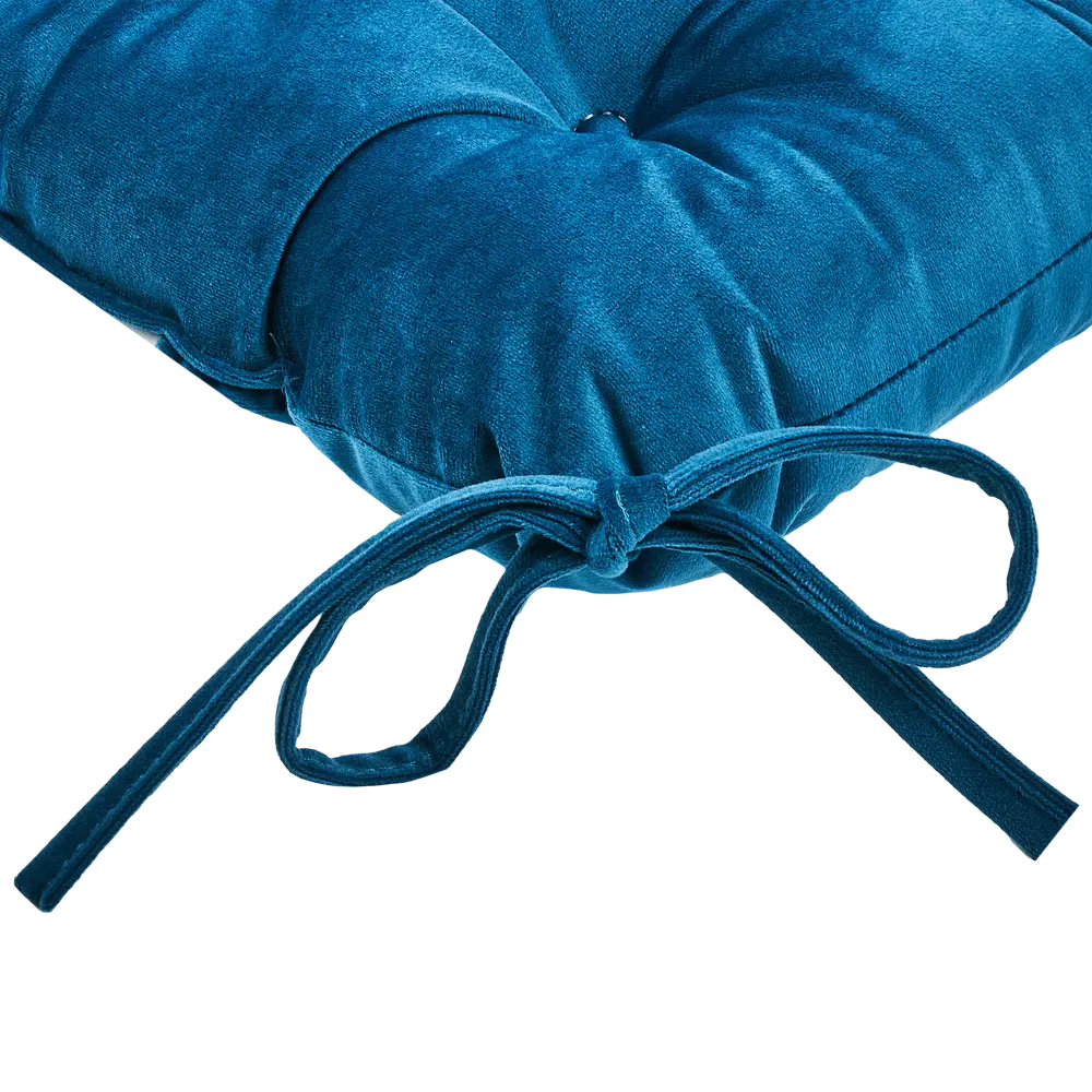 Подушка для стула Linen Way Ibiza 1 в бирюзовом бархате 40×36 см 89337720 STLM-1563424 - Вид №2