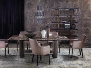 Borzalino Прямоугольный мраморный стол