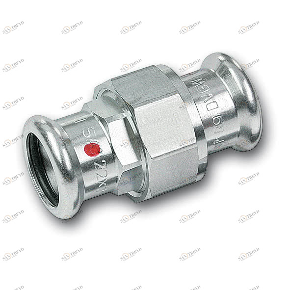 12433028 SANHA 24330 SANHA-Therm сгон ВПр-ВПр с плоск.упл. 28 мм 