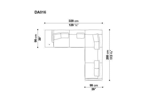 3-местный тканевый диван B&B Italia док ARCH-00033457 - Вид №95