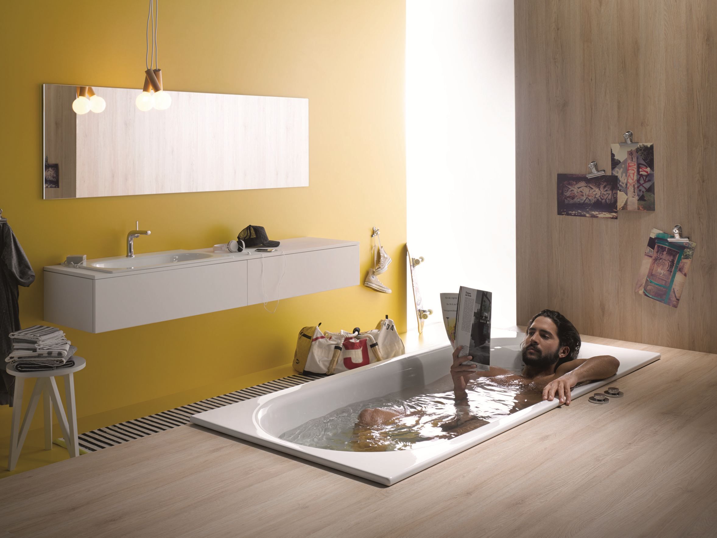 Прямоугольная эмалированная стальная ванна Bette BetteComodo ARCH-00016137 - Вид №4