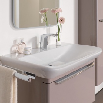 125465000 Подвесная раковина настенная прямоугольная Keramag  - Вид №1