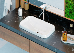 ART43SLWB01I Врезной умывальник Inside SANITA LUXE Infinity