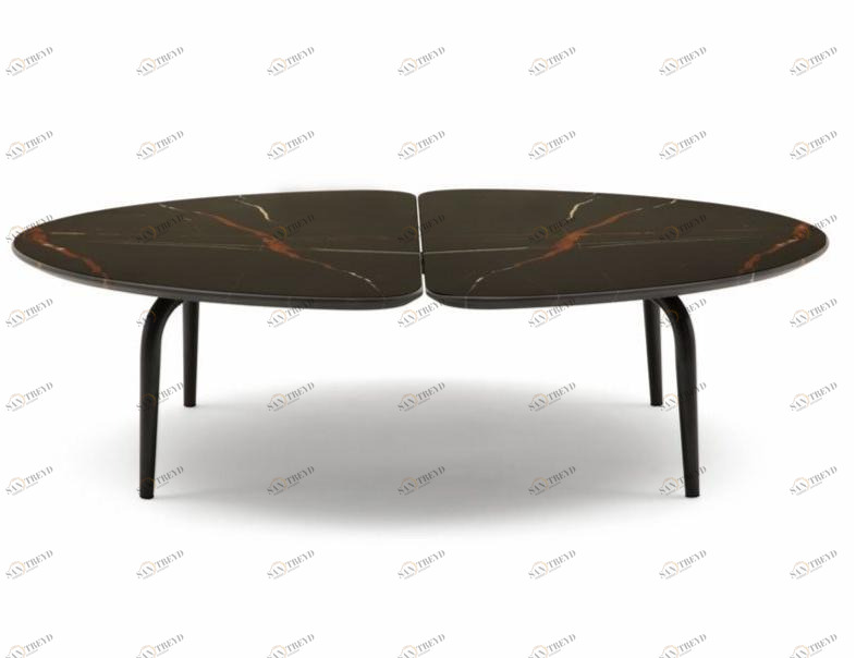 Zanotta Низкий мраморный журнальный столик  682 