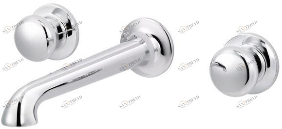 rvb Смеситель для умывальника настенный на 3 отверстия Deville 1955.--.55