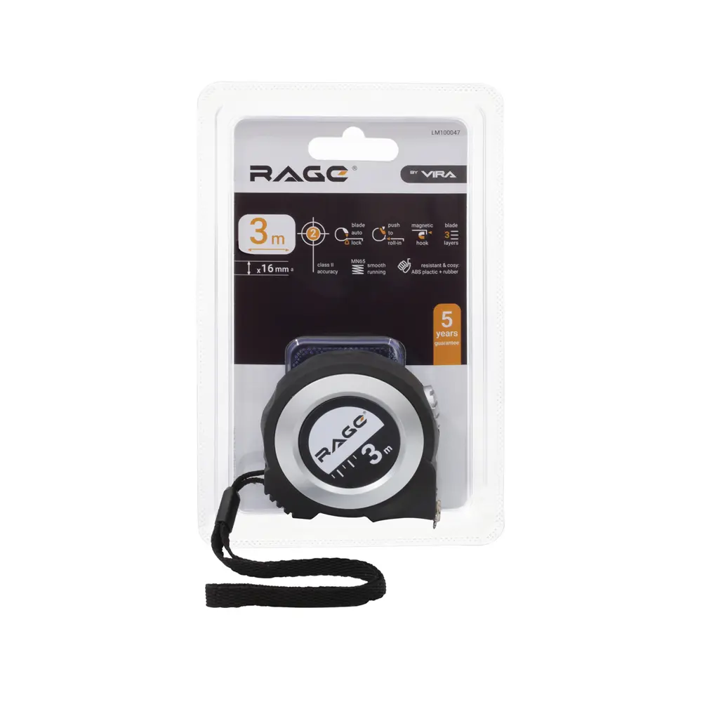 Рулетка Rage by Vira магнитная 3 м х 19 мм STLM-2118548 - Вид №5