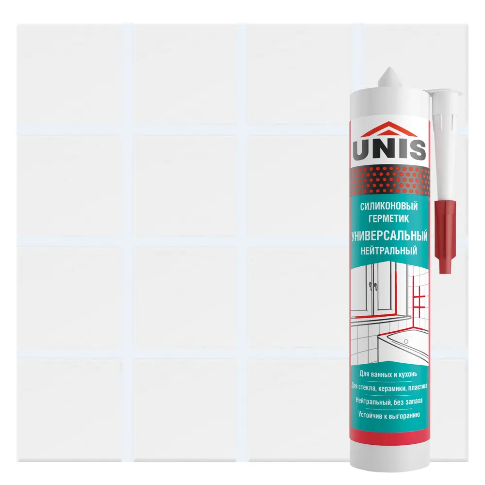 Герметик силиконовый Unis UN-80 туман 300 мл Santreyd STLM-2180108