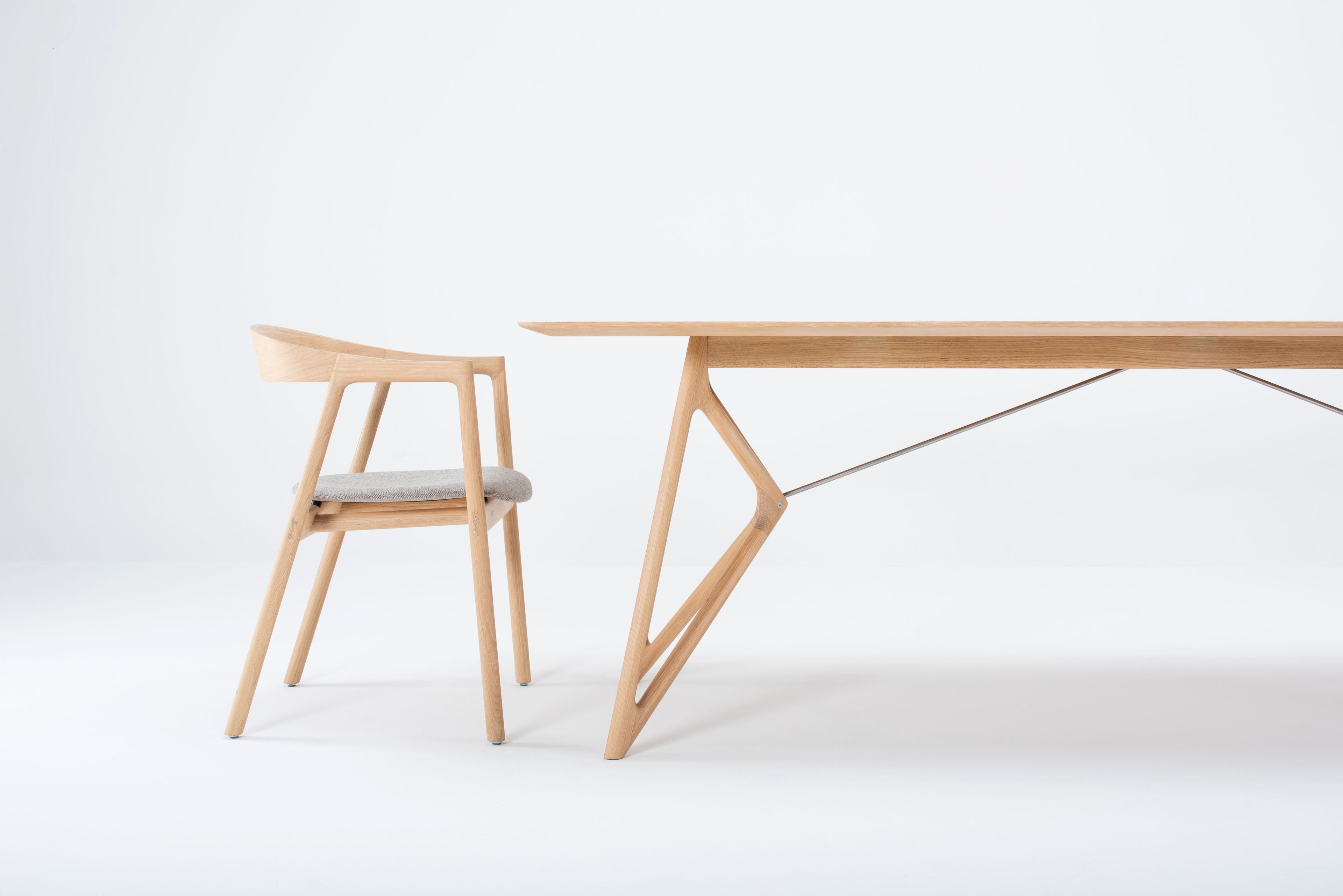 Прямоугольный обеденный стол из дуба Gazzda TINK ARCH-00130251 - Вид №22