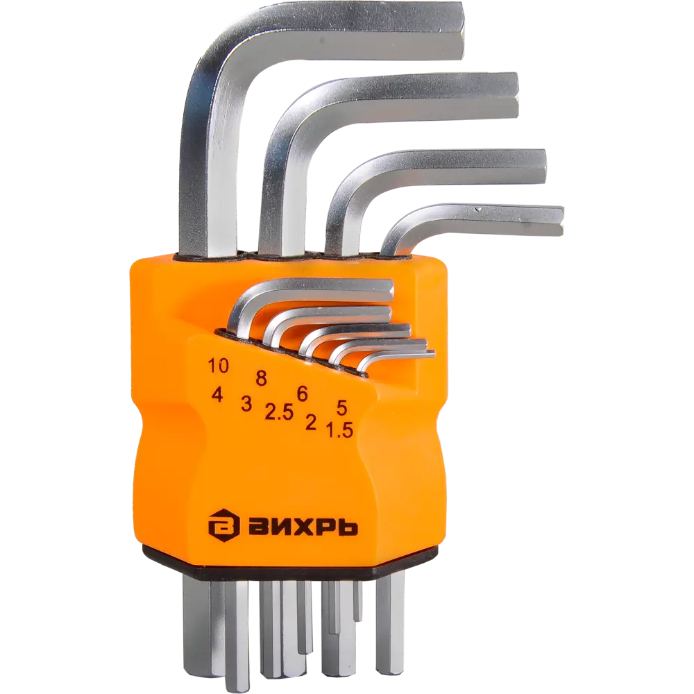 Набор имбусовых ключей Вихрь 9 предметов для точного монтажа 87482342 STLM-1567274 - Вид №4