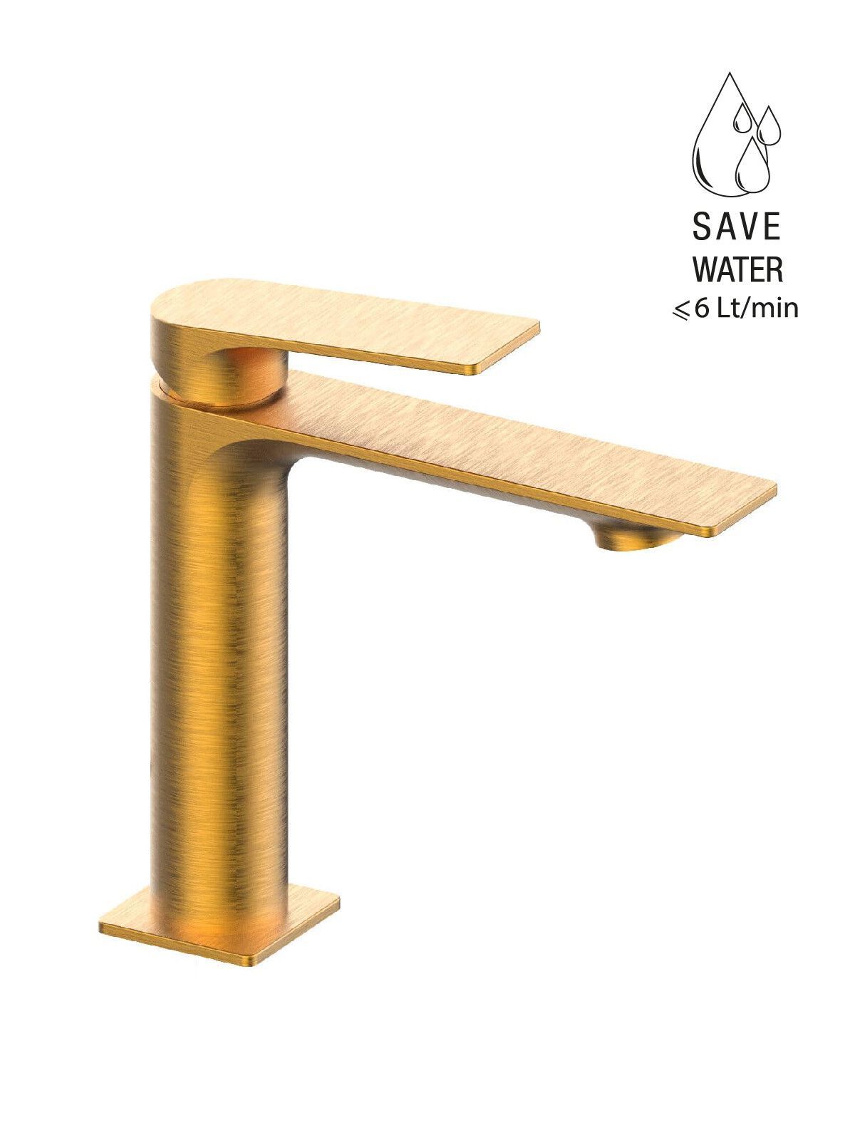 Однорычажный смеситель для раковины без слива Rubinetterie Frattini Narciso ARCH-00051367 - Вид №9