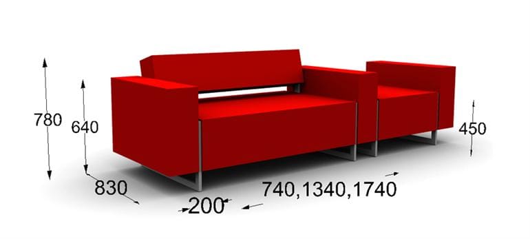Кресло с подлокотниками Inno коробка ARCH-00033683 - Вид №2