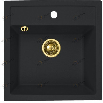 Zorg GR 515 Black Bronze Мойка кухонная квадратная Zorg 