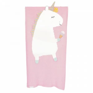 Плед ЕДИНОРОГ 60*120 св.астра+белый APERO ДИЗАЙНЕРСКИЕ, ЕДИНОРОГ, ЖИВОТНЫЕ 134603 Розовый