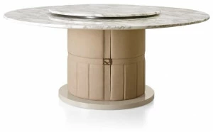 Barnini Oseo Круглый мраморный стол с ленивой сьюзан Richmond upon thames Rc122