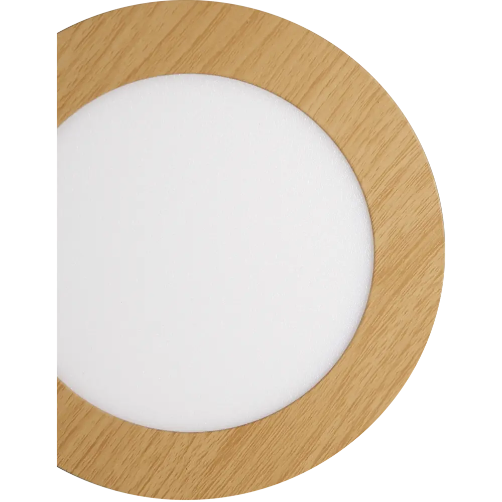 Светильник точечный встраиваемый влагозащищенный DLUSWD 150 мм, 5 м², тёплый белый свет, цвет белый/дерево LUMIN ARTE STLM-2100158 - Вид №3