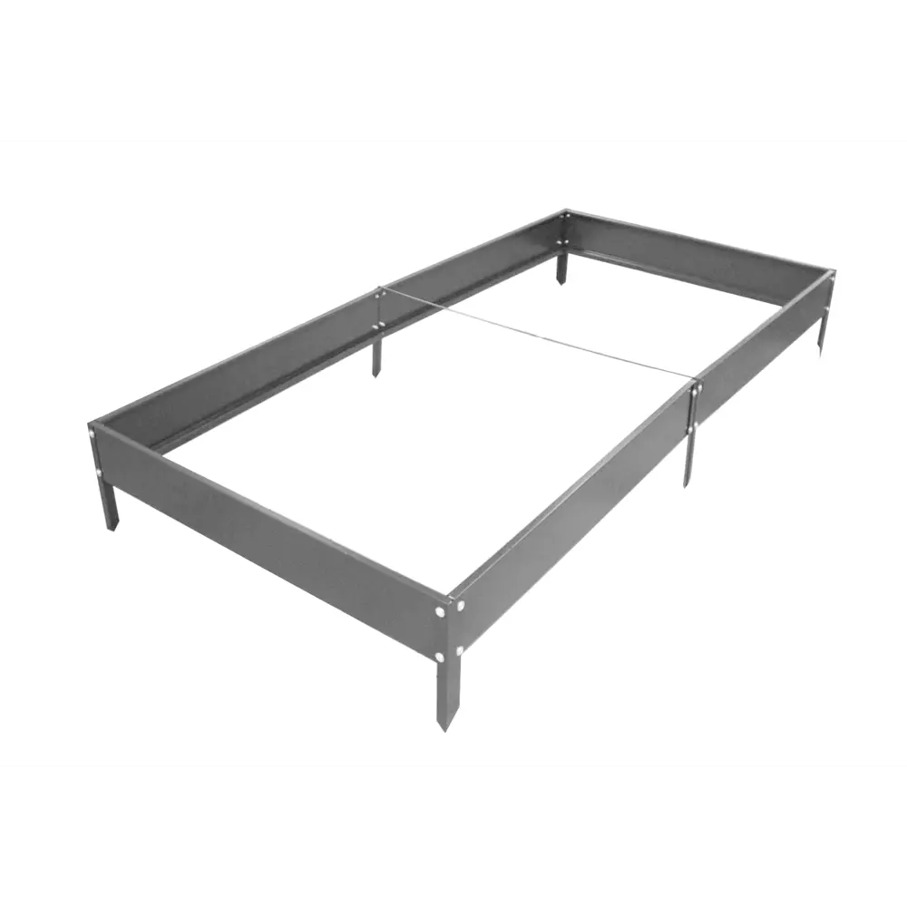 Грядка оцинкованная 70x200 см цвет серый 85096871 STLM-2061666 Santreyd 