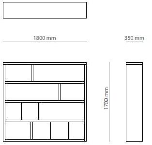 PRADDY Самонесущая открытая полка из лакированного дерева  Ml345|ml335 Ml345~ml335 - Вид №4