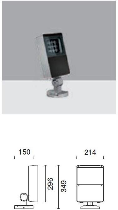 iGuzzini Регулируемый светодиодный проектор для улицы с системой RGB Platea pro sun-id-1485248 - Вид №9
