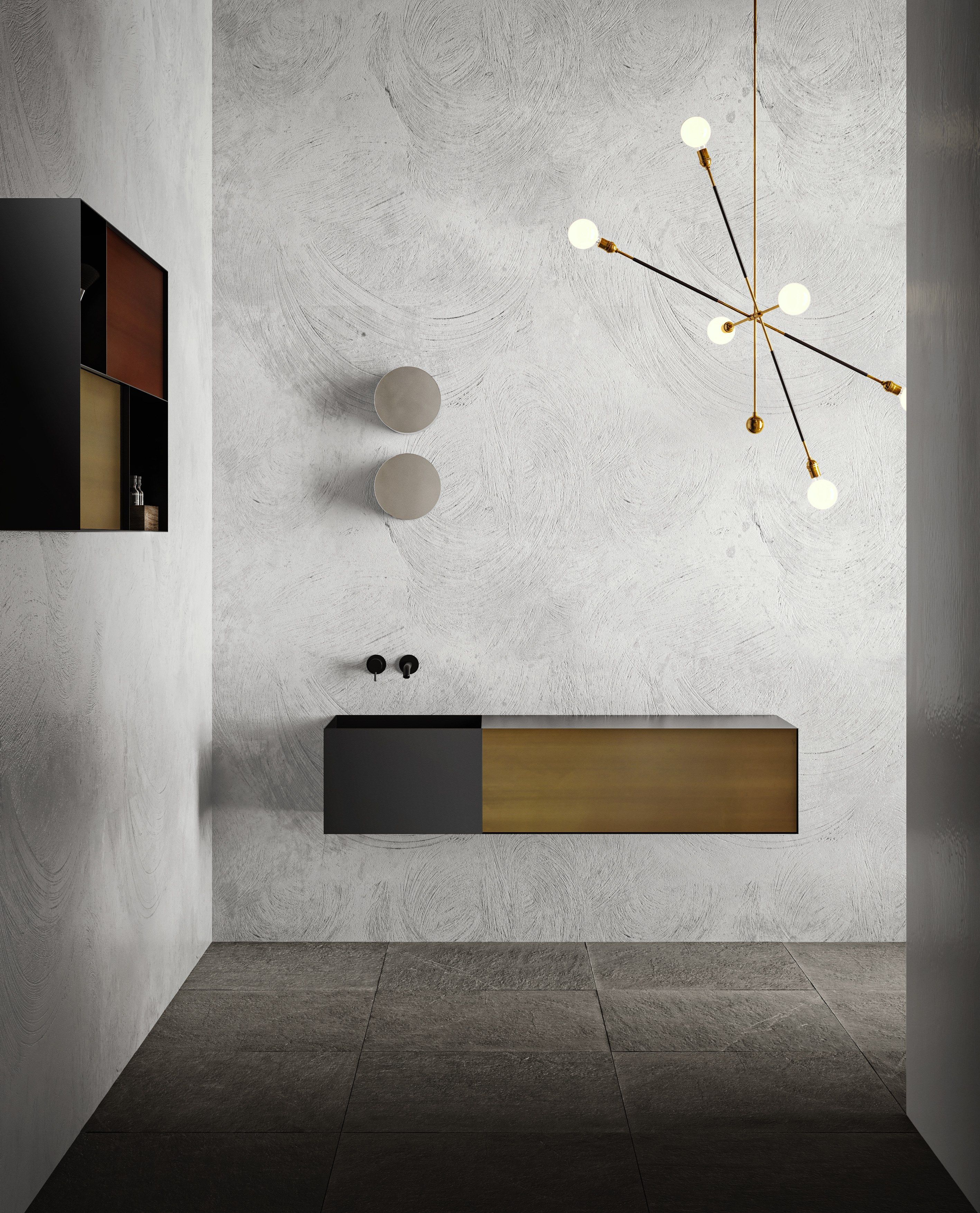 Подвесной туалетный столик из листового металла с дверцами Moab Zero20 ARCH-00133463 - Вид №17