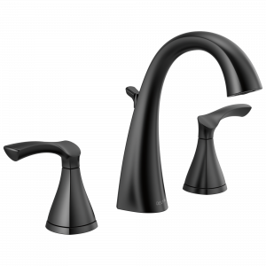 35748LF-BL Смеситель для ванной комнаты с двумя ручками Delta Faucet Sandover Матовый черный