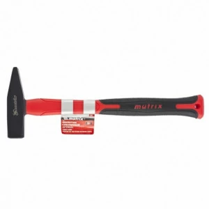 Молоток слесарный 100г Оptimal квадратный боек, фиберглассовая обрезиненная рукоятка MATRIX