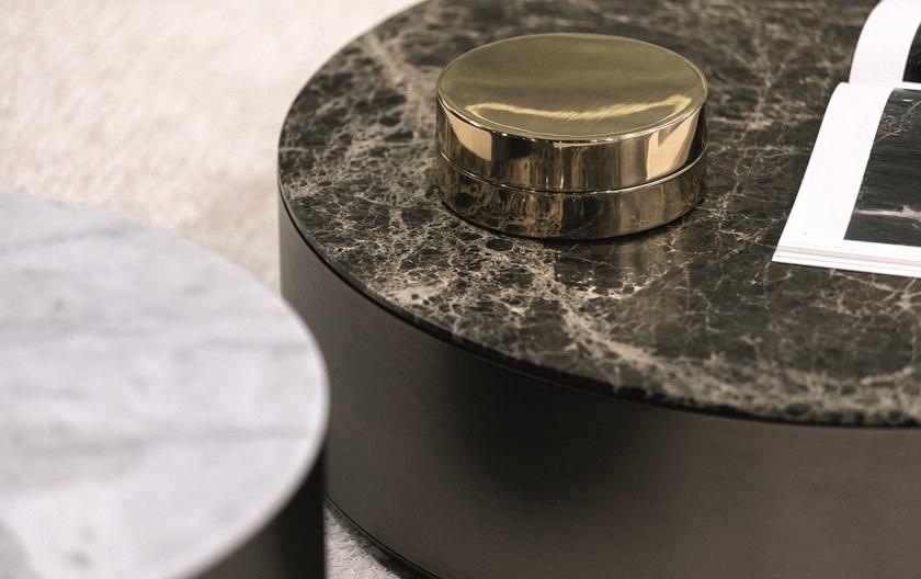 Désirée divani Журнальный столик с мраморной столешницей и основанием из лакированного дерева sun-id-1422283 - Вид №3