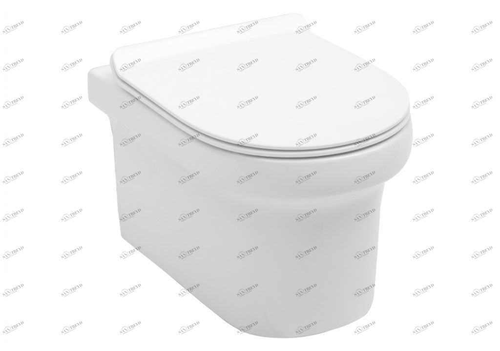 BL101NWHT Подвесной унитаз настенный Белый Aquanet  Китай 