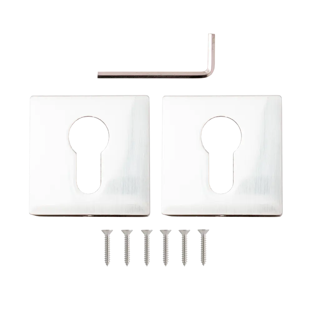 Накладка на замочную скважину Armex DP-C-30 52x52 мм цвет никель STLM-2140159 - Вид №1