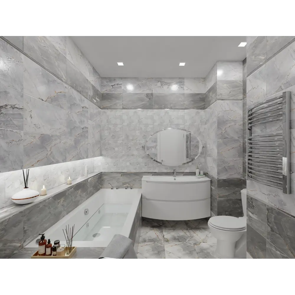 Плитка настенная Strict Dark 30x60 см 1.62 м² цвет темно-серый 84299693 STLM-2049040 Santreyd - Вид №4