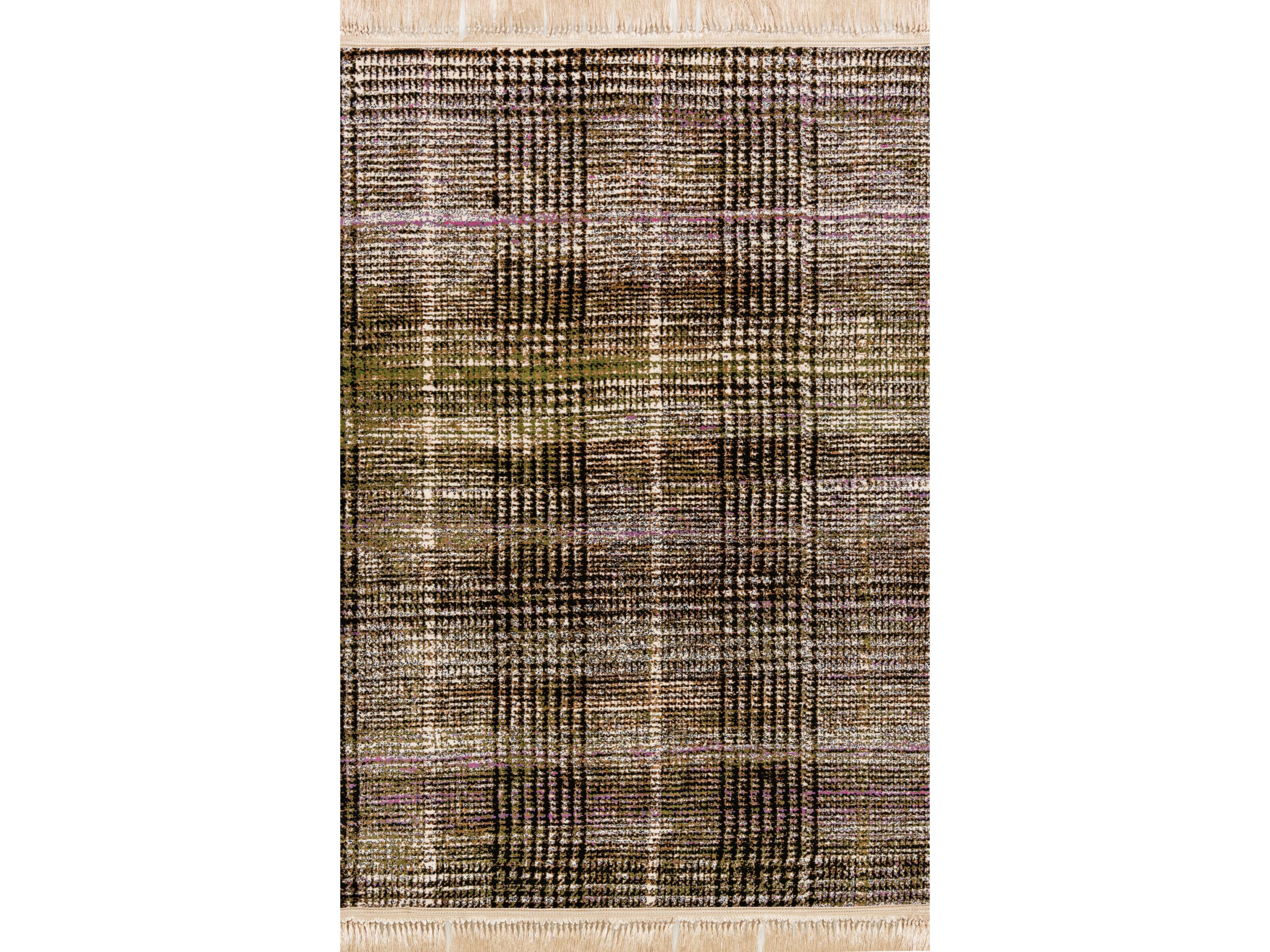 Полосатый Шелковый прямоугольный ковер Zollanvari PRINCE OF WALES COUTURE ARCH-00093079 - Вид №1