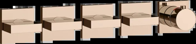 Смеситель для душа 44338 030 Gessi Inverso МЕДЬ PVD