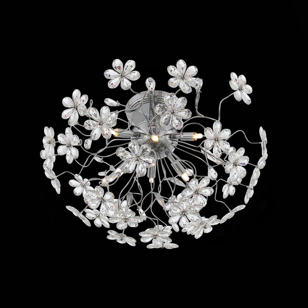 Потолочный светильник ST Luce Auola SL385.102.06 ST LUCE ДИЗАЙНЕРСКИЕ, AUOLA 276766 Прозрачный;хром  - Вид №2