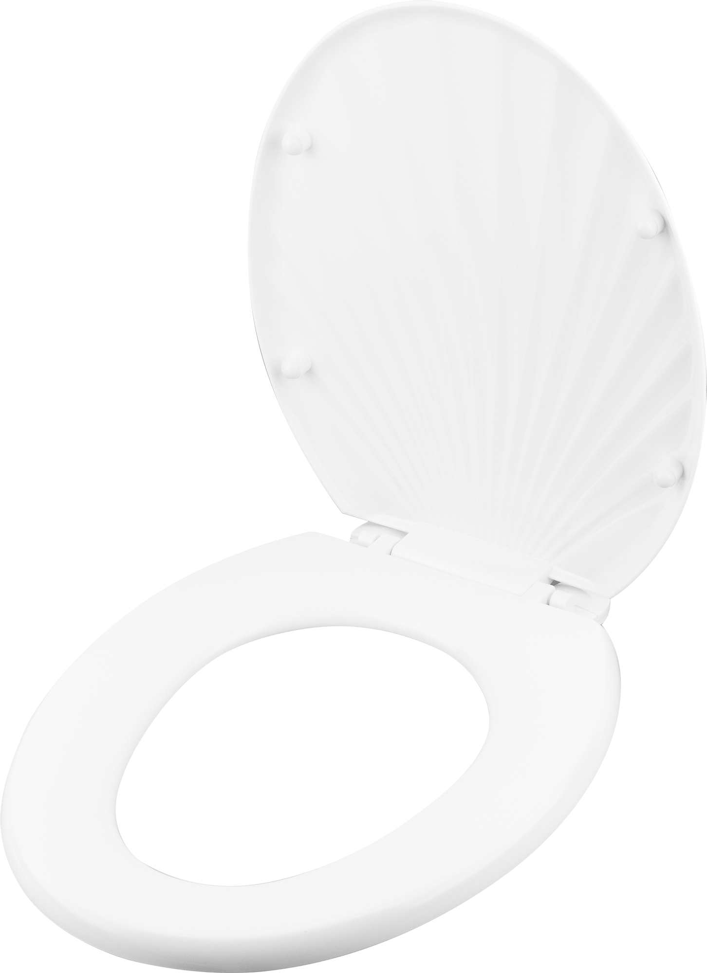 12401231 Сиденье для унитаза ракушка цвет белый STLM-0002123 ORIO  - Вид №2