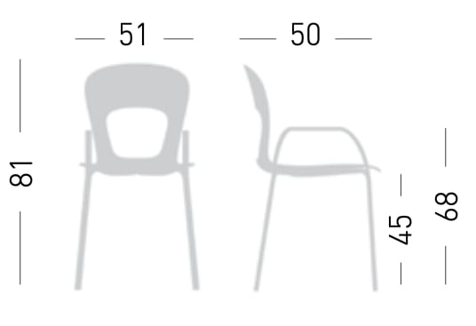 Мягкий стул с подлокотниками GABER ARCH-00075715 - Вид №4