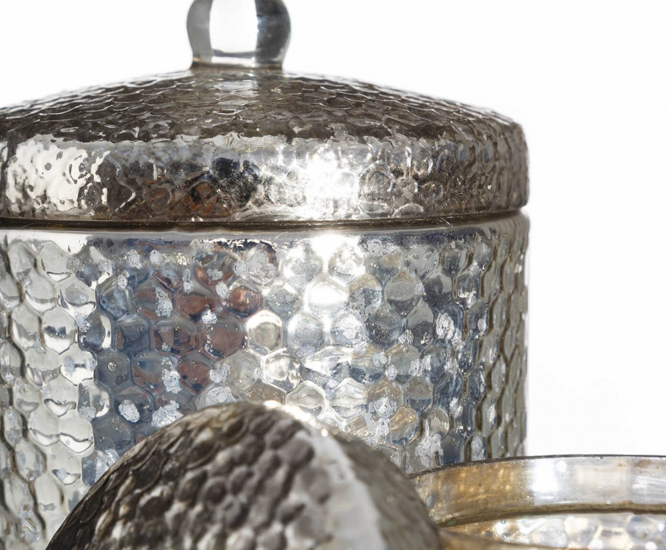 Шкатулка серебристого цвета TO4ROOMS  213797 Серебристый  - Вид №2