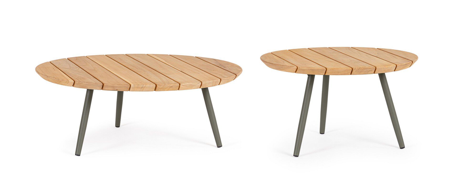 Круглый стол из тикового дерева BIZZOTTO Ivissa ARCH-00022431 - Вид №7