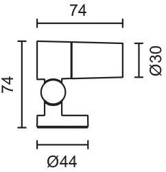 iGuzzini Регулируемый алюминиевый светодиодный проектор для улицы Palco inout sun-id-1365030 - Вид №10