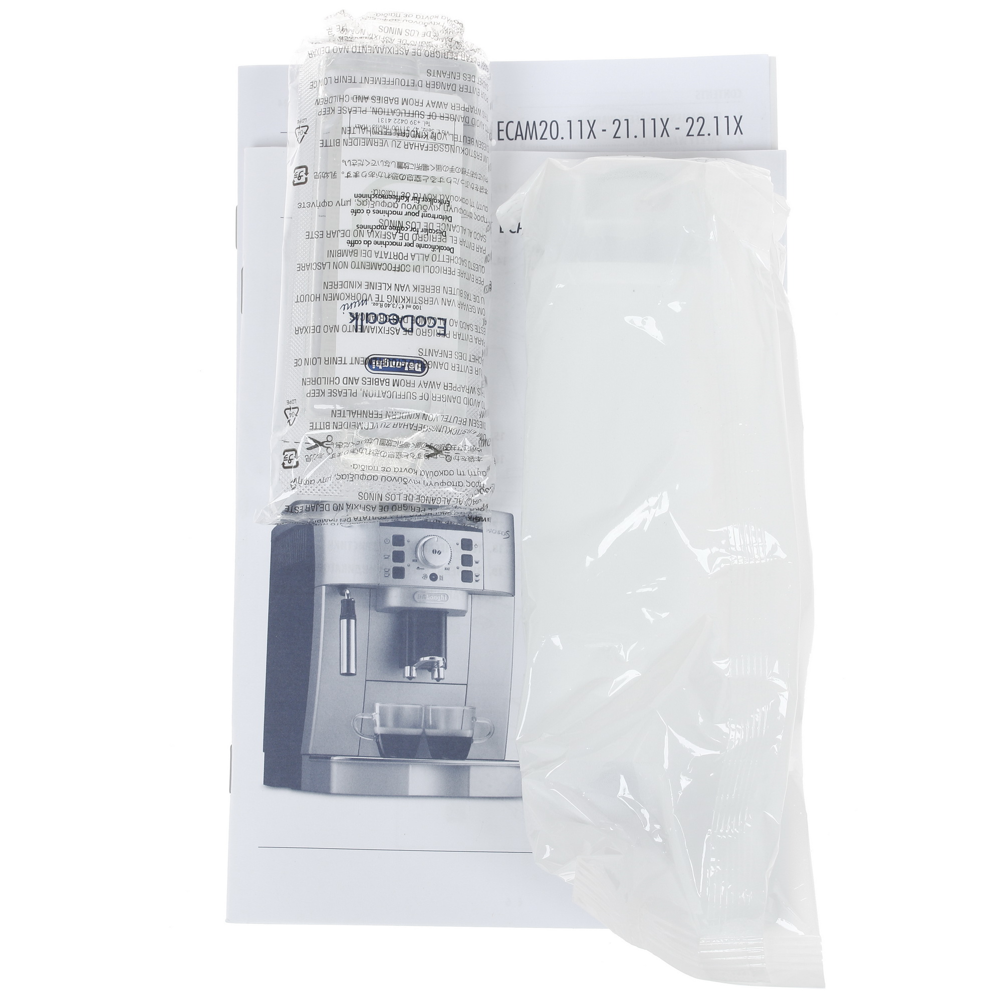 1267792 Кофемашина автоматическая DeLonghi ECAM 22.114.B черный STDN-0073006 - Вид №8