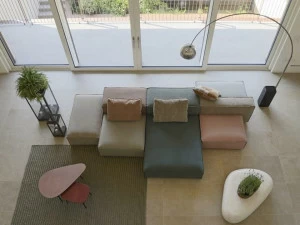 Gobbo Salotti Модульный диван со съемным чехлом из ткани