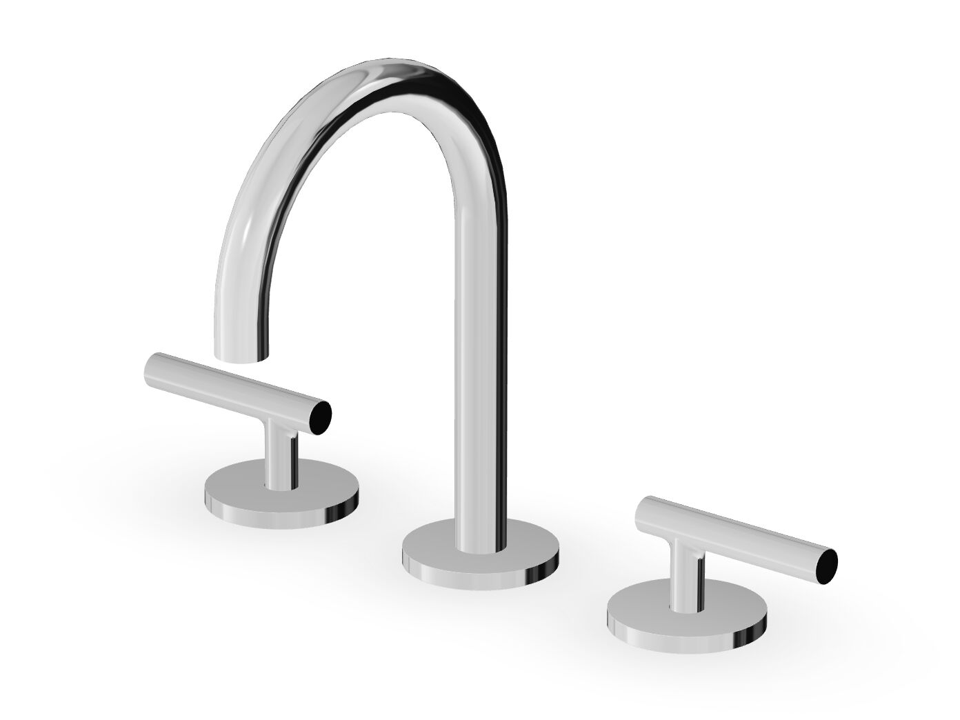 Смеситель для раковины с 3 отверстиями без слива Zucchetti Pan S ARCH-00069170 - Вид №23