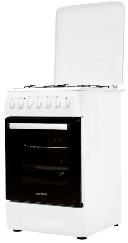 9062206 Комбинированная плита RENOVA SG5E-LCTW белый STDN-0034515 - Вид №1