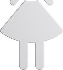 801.91B020 значок женщина HEWI Türzubehör  - Вид №4