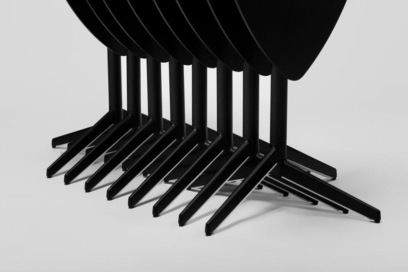 ENEA Квадратный стол со складывающейся столешницей из алюминия и hpl Pile sun-id-1427550 - Вид №7