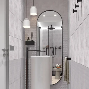 Настенная плитка Culto Asana Cemento Fog 20x40 см 1.2 м² цемент цвет серый 84013462 STLM-2157457