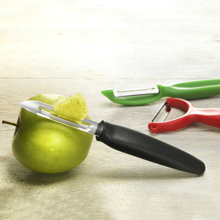 Нож для чистки овощей и фруктов Sharp Fresh Colourful, черная рукоятка WUESTHOF W30727 - Вид №1