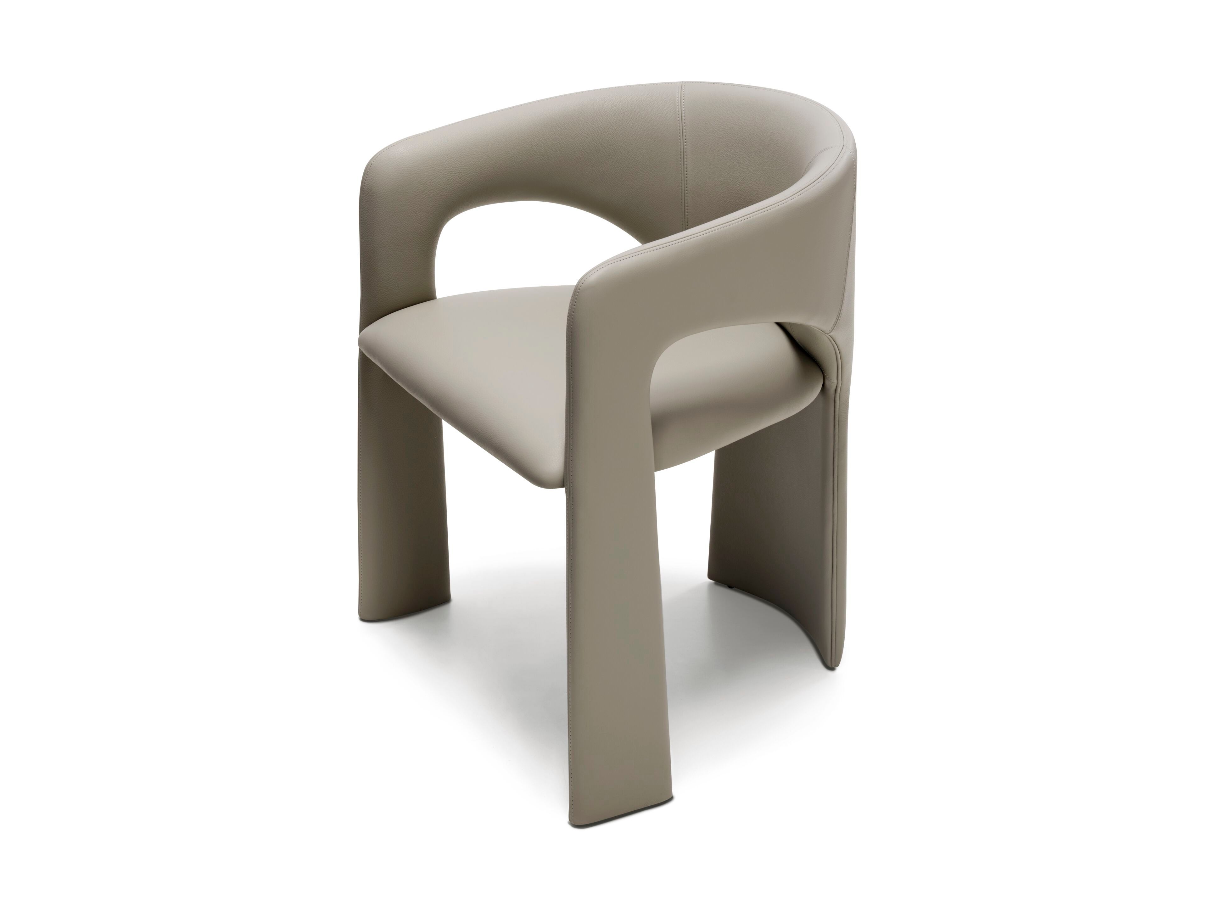 Кожаный мягкий стул с подлокотниками Arketipo Sienna ARCH-00054761